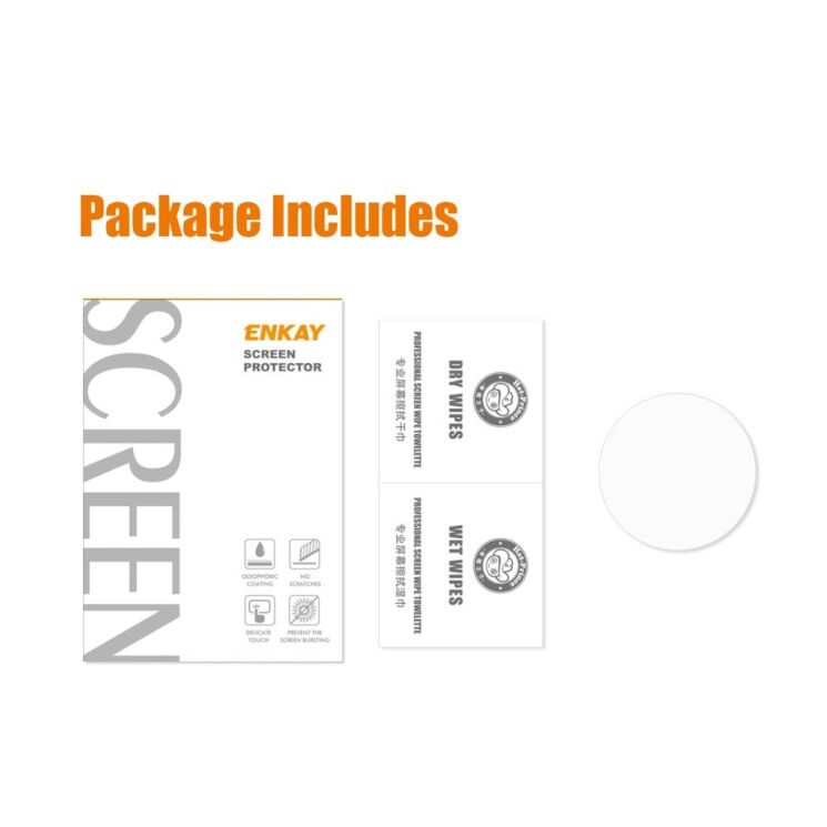 Защитное стекло ENKAY 9H Screen Protector для Huawei Watch 3 Pro: фото 9 из 10