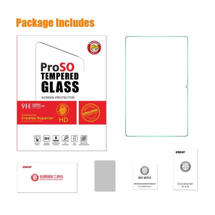 Защитное стекло HAT PRINCE 0.33mm 2.5D для Xiaomi Redmi Pad - Transparent: фото 7 из 9