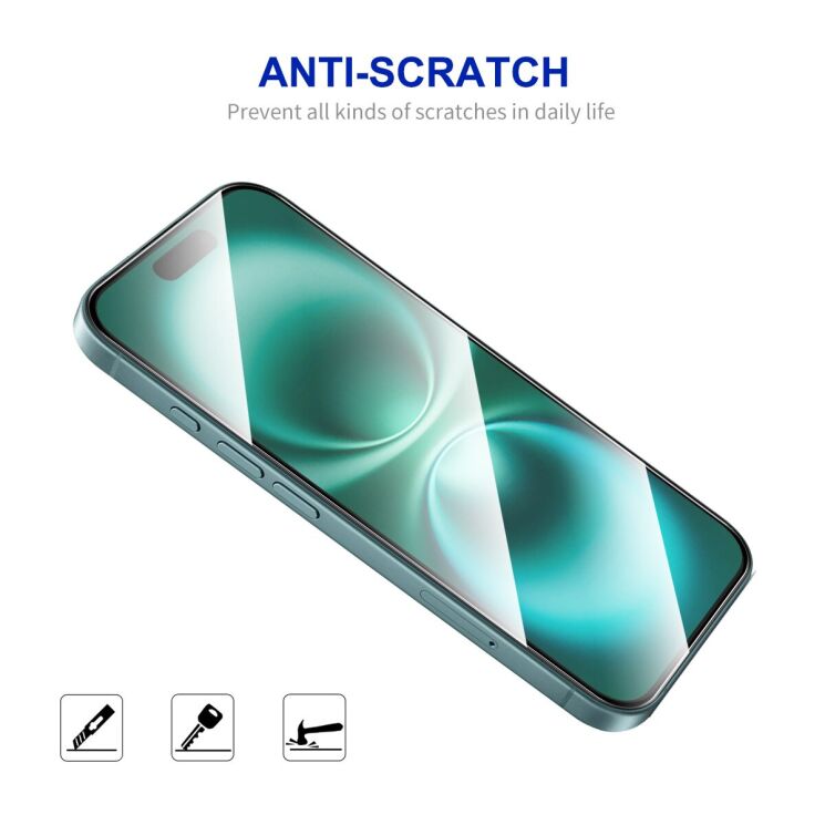 Захисне скло HAT PRINCE Full Glue Cover для Apple iPhone 17 Air - Black: фото 4 з 8