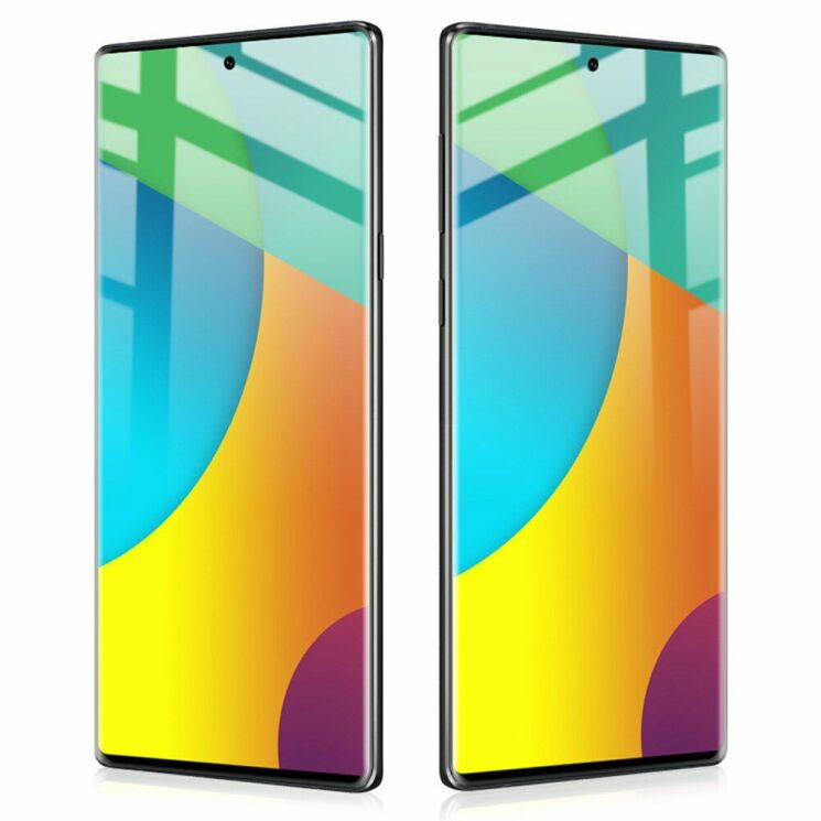Защитное стекло IMAK 3D Curved Full Covering для Samsung Galaxy Note 10 (N970) - Black: фото 3 из 13