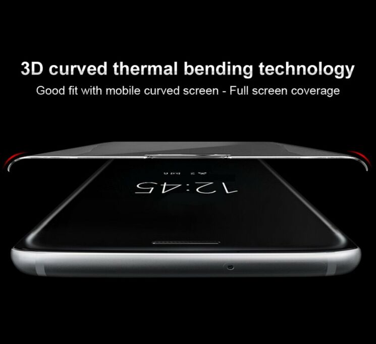 Защитное стекло IMAK 3D Curved Full Covering для Samsung Galaxy Note 10 (N970) - Black: фото 10 из 13