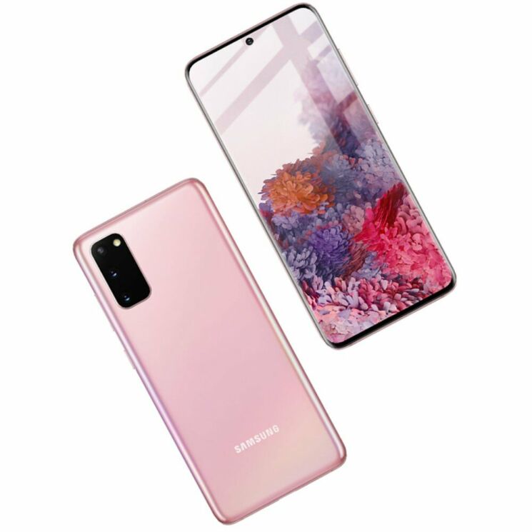 Защитное стекло IMAK 3D Curved Full Covering для Samsung Galaxy S20 (G980) - Black: фото 4 из 5