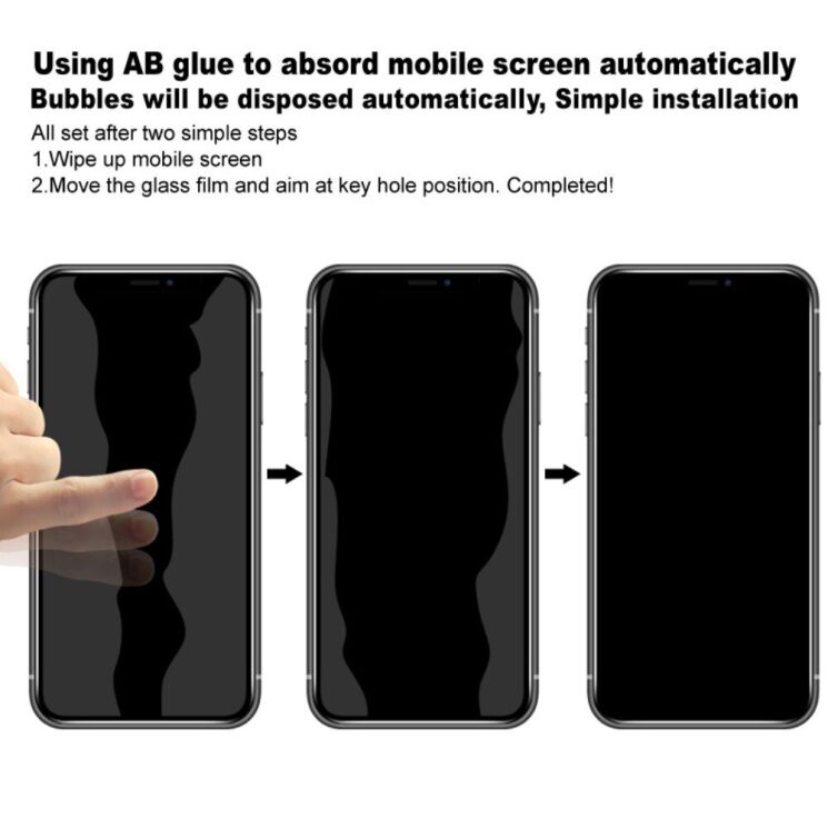 Защитное стекло IMAK 5D Pro+ Full Glue для Apple iPhone 16e - Black: фото 8 из 9