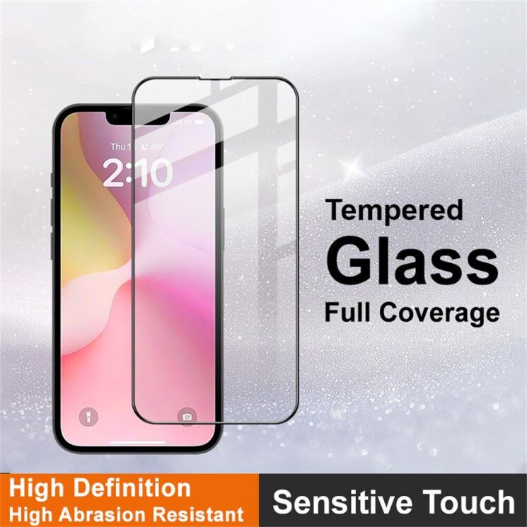 Защитное стекло IMAK 5D Pro+ Full Glue для Apple iPhone 16e - Black: фото 3 из 9