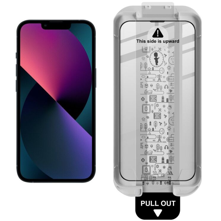Захисне скло IMAK Easy Install Full GLue для iPhone 13 / 13 Pro - Black: фото 2 з 12