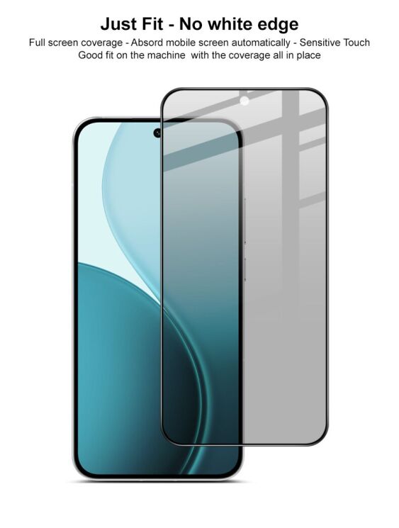 Захисне скло IMAK Privacy 9H Protect для OPPO Reno 14 5G - Black: фото 4 з 9