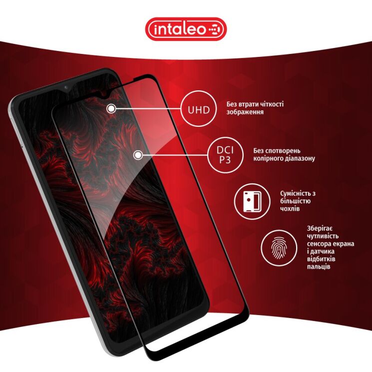 Защитное стекло Intaleo Full Glue для Samsung Galaxy A04s (A047) - Black: фото 4 из 8