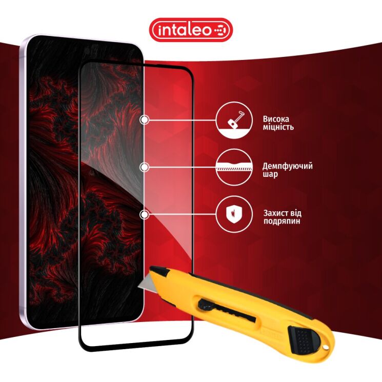 Защитное стекло Intaleo Full Glue для Samsung Galaxy A36 (A366) - Black: фото 6 из 9