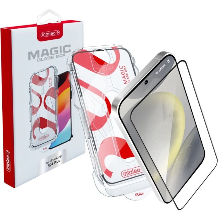Защитное стекло Intaleo MagicBox для Samsung Galaxy S24 Plus (S926) - Black: фото 1 из 8