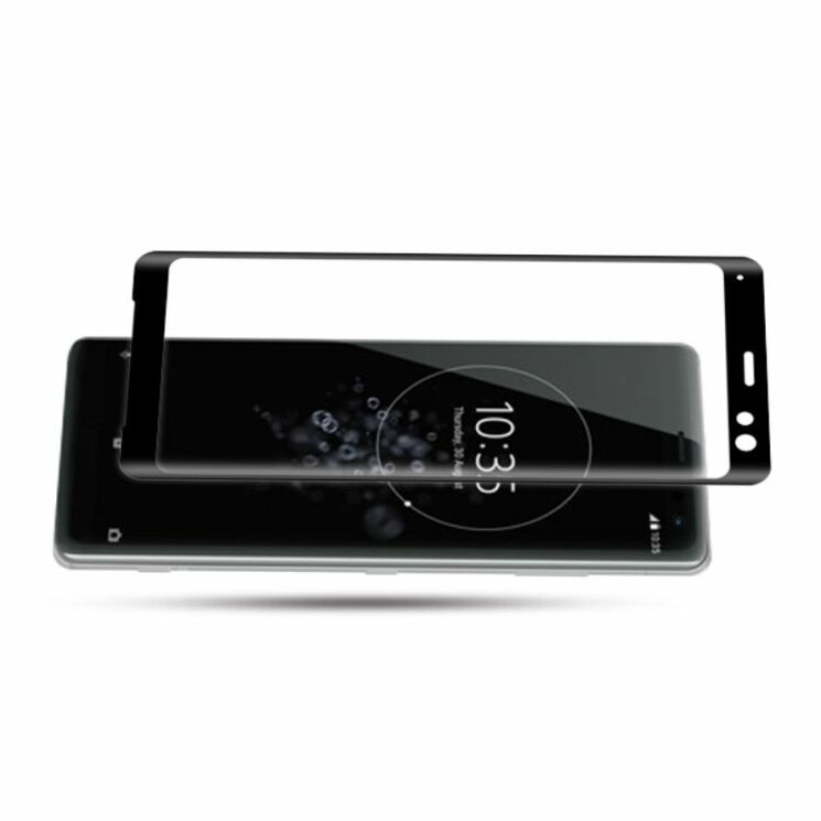 Защитное стекло MOCOLO 3D Curved Full Size для Sony Xperia XZ3 - Black: фото 4 из 5