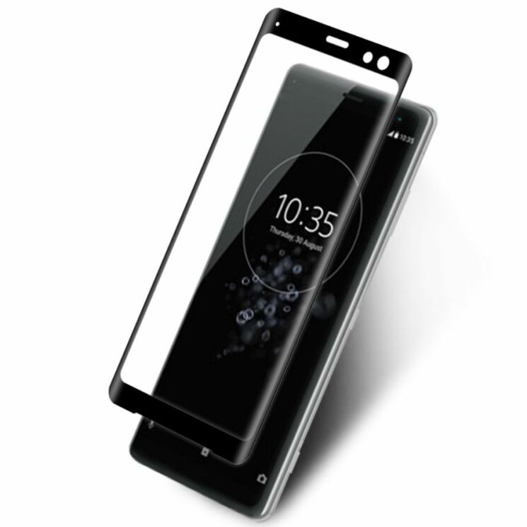 Защитное стекло MOCOLO 3D Curved Full Size для Sony Xperia XZ3 - Black: фото 3 из 5