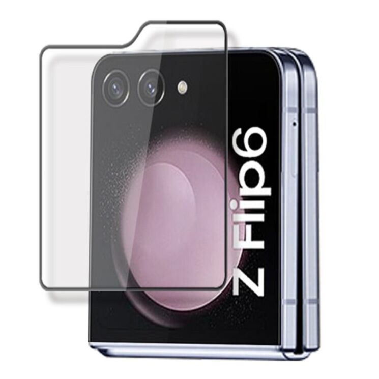 Защитное стекло MOCOLO Full Glue Cover для Samsung Galaxy Flip 6 - Black: фото 2 из 7