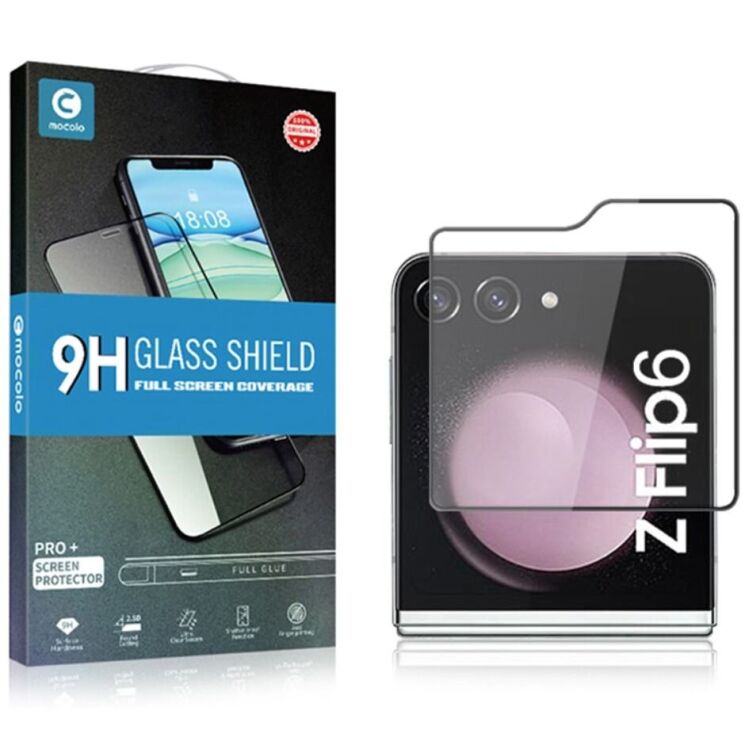 Защитное стекло MOCOLO Full Glue Cover для Samsung Galaxy Flip 6 - Black: фото 7 из 7