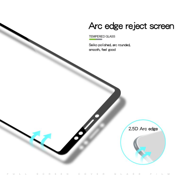 Защитное стекло MOFI 9H Full Cover Glass для Xiaomi Mi Max 3 - White: фото 3 из 7