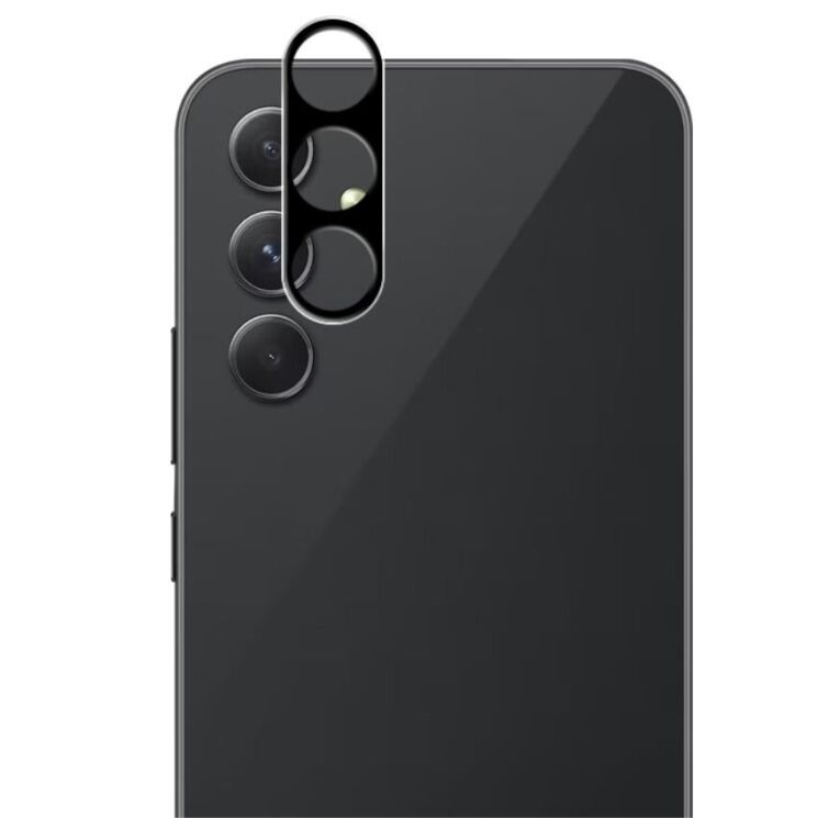 Захисне скло на камеру AMORUS Black Lens для Samsung Galaxy A35 (A356) - Black: фото 1 з 7