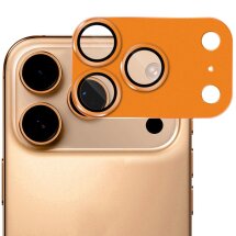 Защитное стекло на камеру ENKAY Camera Style для Apple iPhone 17 Pro Max - Orange: фото 1 из 4