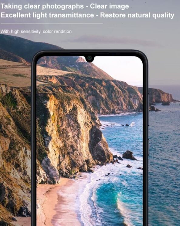 Защитное стекло на камеру IMAK Black Glass Lens для Samsung Galaxy A05 (A055) - Black: фото 7 из 10