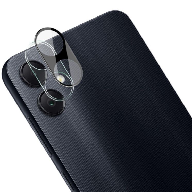 Защитное стекло на камеру IMAK Black Glass Lens для Samsung Galaxy A05 (A055) - Black: фото 3 из 10