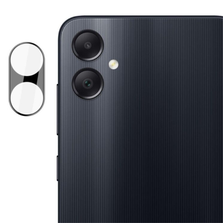 Защитное стекло на камеру IMAK Black Glass Lens для Samsung Galaxy A05 (A055) - Black: фото 1 из 10