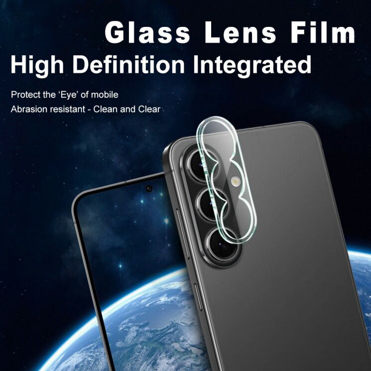 Защитное стекло на камеру IMAK Integrated Lens Protector для Samsung Galaxy A57 (A576): фото 2 из 7