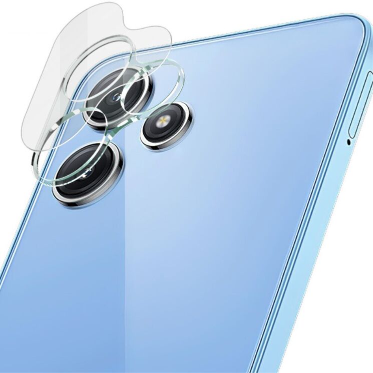 Защитное стекло на камеру IMAK Integrated Lens Protector для Xiaomi Redmi 12 (4G/5G) / Poco M6 Pro 5G 5G: фото 2 из 11