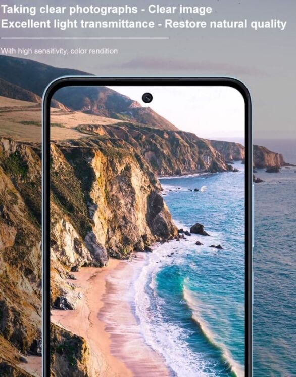 Защитное стекло на камеру IMAK Integrated Lens Protector для Xiaomi Redmi 12 (4G/5G) / Poco M6 Pro 5G 5G: фото 8 из 11