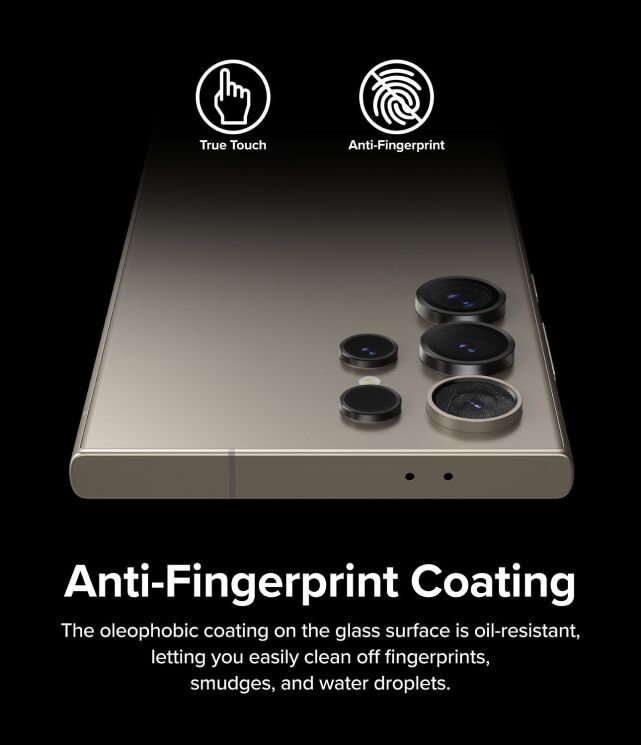 Захисне скло на камеру Ringke Lens Protector для Samsung Galaxy S24 Ultra (S928) 8809961784156 - Black (375852B) Захисне скло на камеру Ringke Lens Protector для Samsung Galaxy S24 Ultra (S928) 8809961784156 - Black: фото 8 з 13
