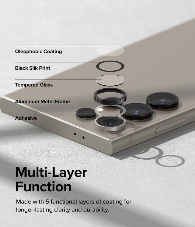 Захисне скло на камеру Ringke Lens Protector для Samsung Galaxy S24 Ultra (S928) 8809961784156 - Black (375852B) Захисне скло на камеру Ringke Lens Protector для Samsung Galaxy S24 Ultra (S928) 8809961784156 - Black: фото 5 з 13