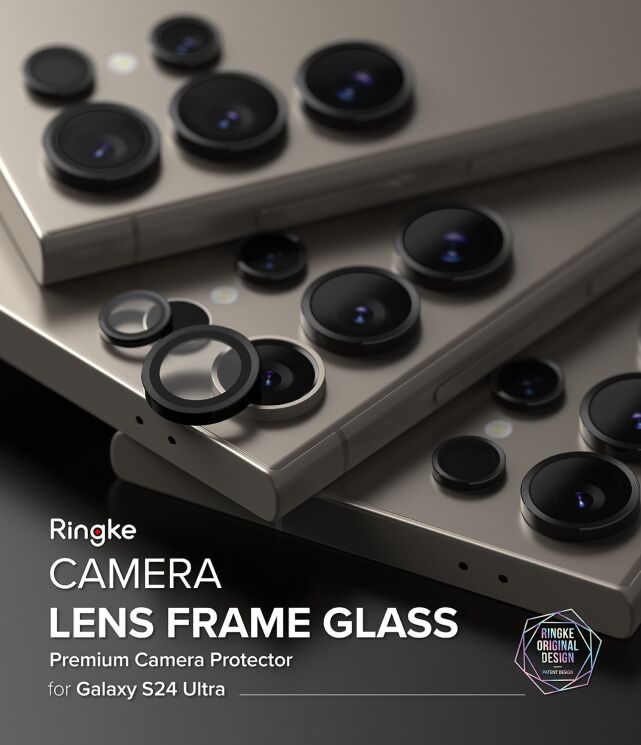 Захисне скло на камеру Ringke Lens Protector для Samsung Galaxy S24 Ultra (S928) 8809961784156 - Black (375852B) Захисне скло на камеру Ringke Lens Protector для Samsung Galaxy S24 Ultra (S928) 8809961784156 - Black: фото 2 з 13