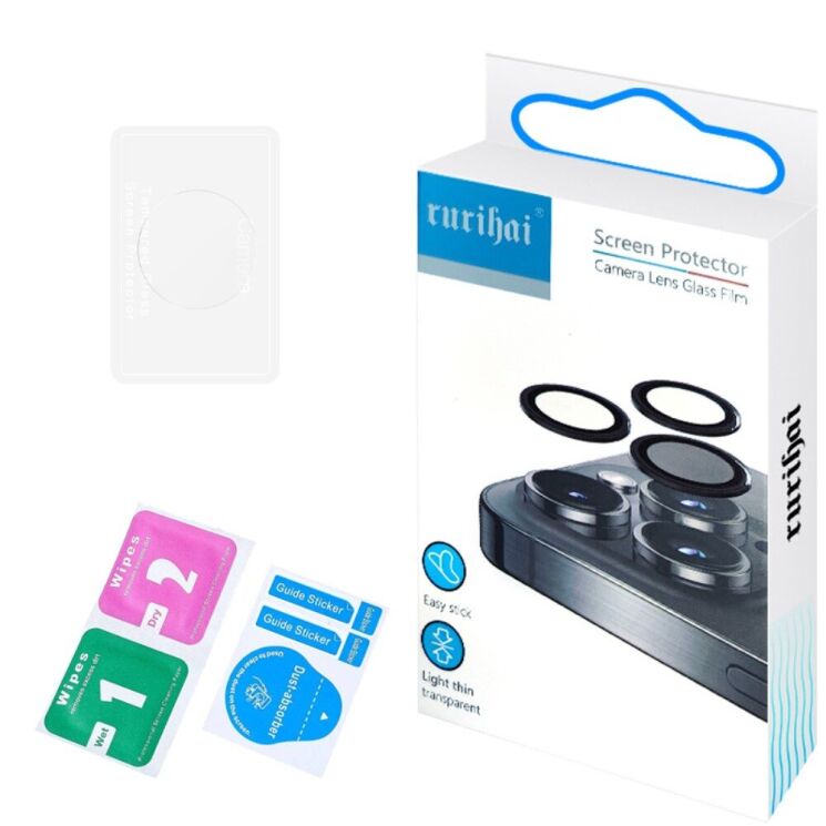 Защитное стекло на камеру RURIHAI Camera Lens Protector для Apple iPhone 16e: фото 5 из 5