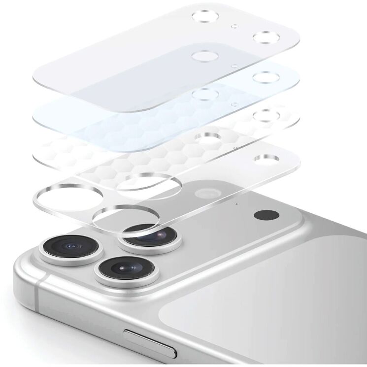 Защитное стекло на камеру UNIQ Optix AeroShield для iPhone 17 Pro (UNIQ-IP6.3P(2025)-AERSCMPFCLR) (422724) Защитное стекло на камеру UNIQ Optix AeroShield для iPhone 17 Pro (UNIQ-IP6.3P(2025)-AERSCMPFCLR): фото 2 из 5