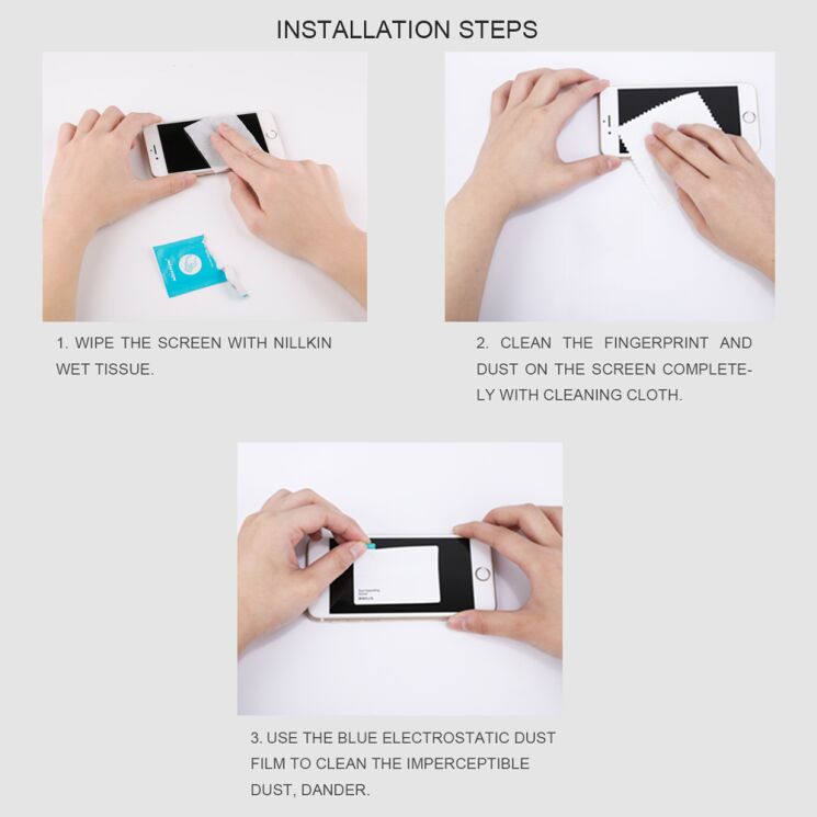 Защитное стекло NILLKIN 3D CP+ для Xiaomi Mi Play - Black: фото 12 из 13
