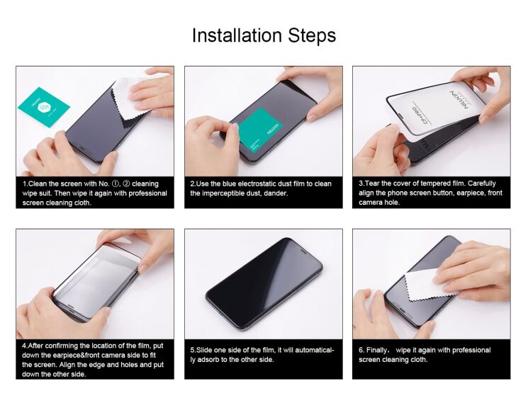 Защитное стекло NILLKIN Amazing CP+ PRO для Samsung Galaxy A37 (A376) - Black: фото 14 из 16