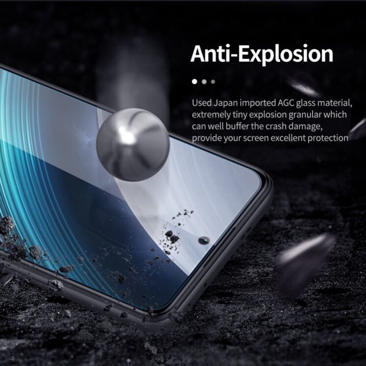 Защитное стекло NILLKIN Amazing H+ Pro для Xiaomi Poco F4 / Redmi K40S: фото 9 из 20
