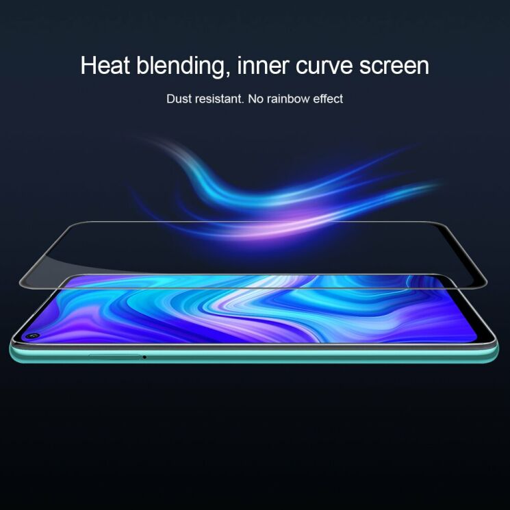 Защитное стекло NILLKIN XD CP+ MAX для Xiaomi Redmi Note 9 / Redmi 10X - Black: фото 11 из 19
