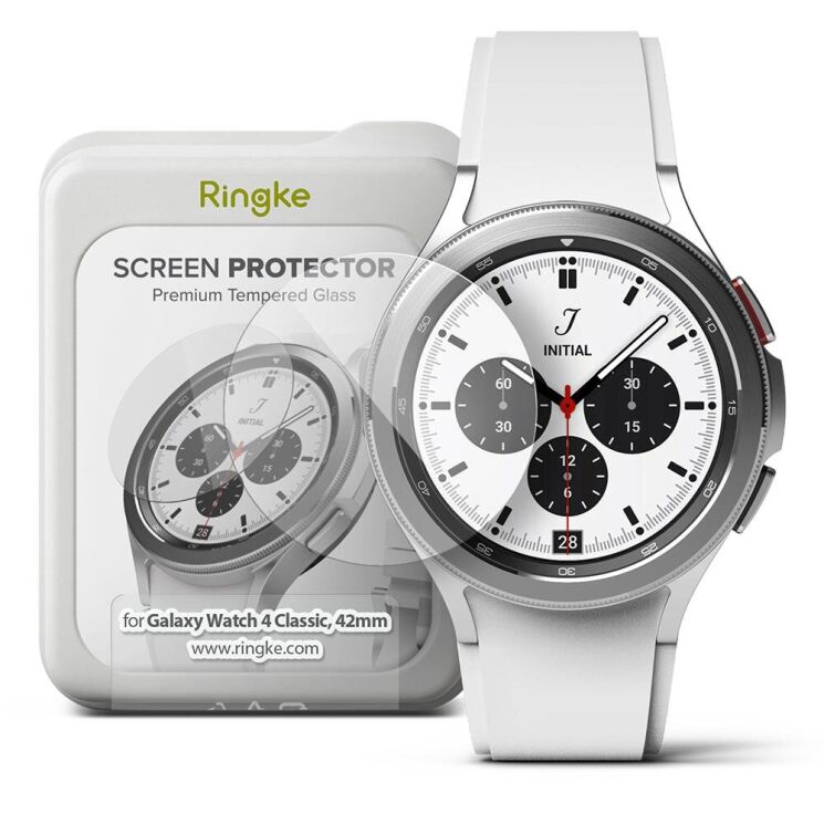 Захисне скло RINGKE Screen Protector для Samsung Galaxy Watch 4 Classic (42mm): фото 1 з 11