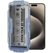 Защитное стекло WEKOME WTP-116 6D Curved Ultra-Fine Edge Privacy для iPhone 15 Pro Max - Black: фото 1 из 8