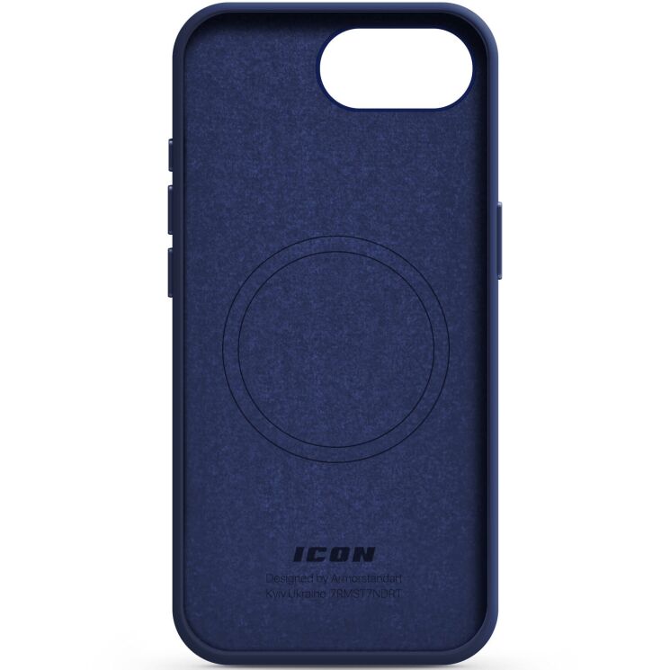 Защитный чехол ArmorStandart ICON2 MagSafe для Apple iPhone 16e - Midnight Blue: фото 2 из 3