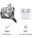 Захисний чохол AULUMU A39 Geometric Case для AirPods Pro 3 - Transparent Grey (390188TH). Фото 3 з 7