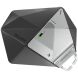 Защитный чехол AULUMU A39 Geometric Case для AirPods Pro 3 - Black (390188B). Фото 2 из 7