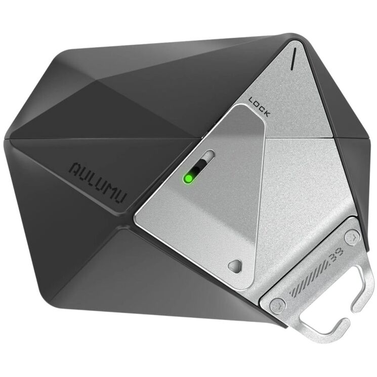 Защитный чехол AULUMU A39 Geometric Case для AirPods Pro 3 - Black: фото 2 из 7