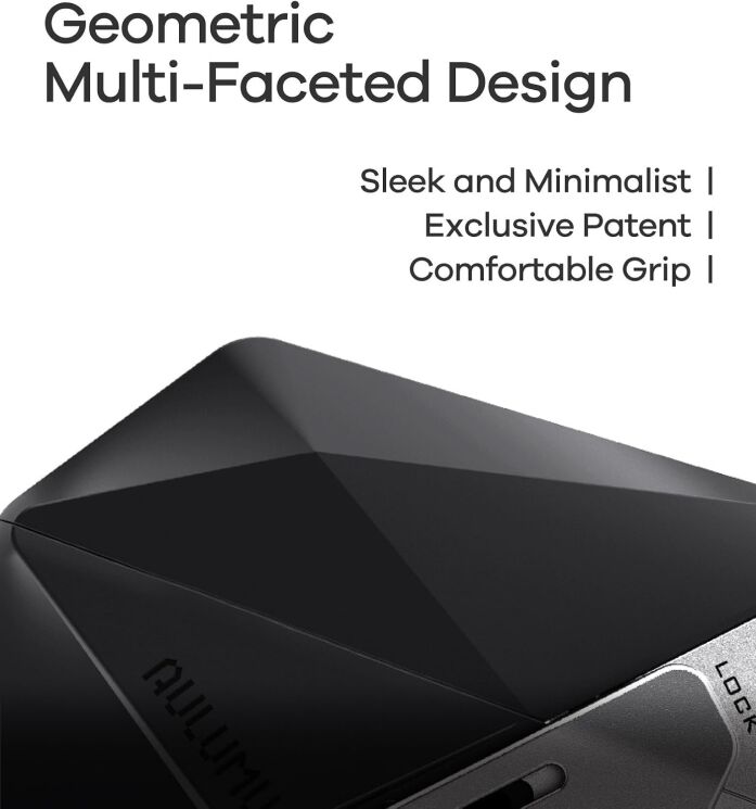 Захисний чохол AULUMU A39 Geometric Case для AirPods Pro 3 - Transparent Grey: фото 7 з 7