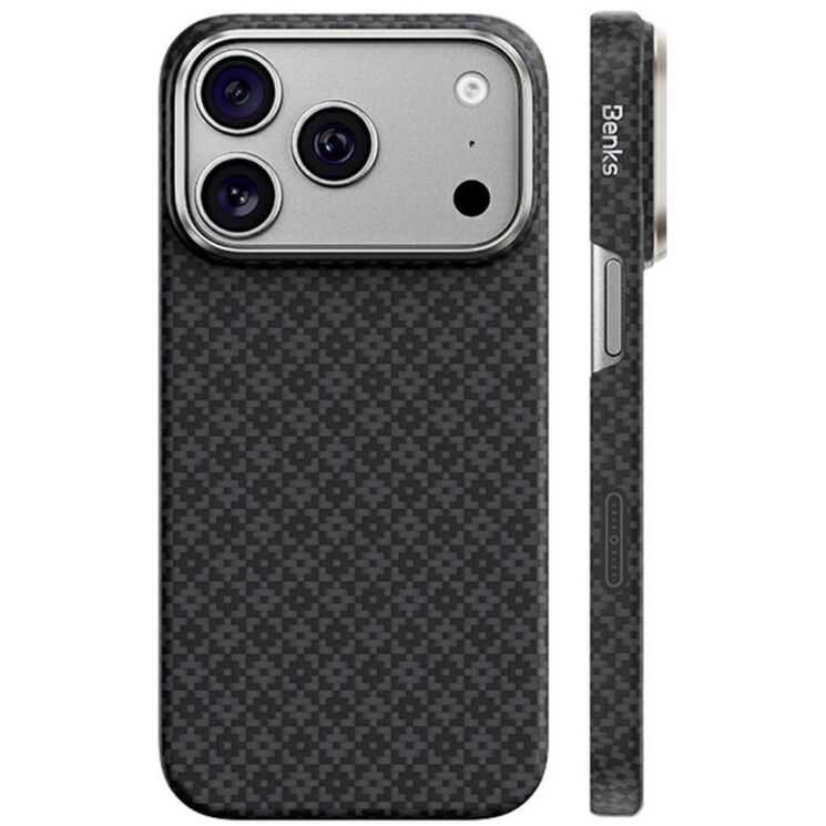 Захисний чохол BENKS ArmorGrid Air Magnetic (FP) для Apple iPhone 18 Pro / 17 Pro - Black: фото 1 з 10