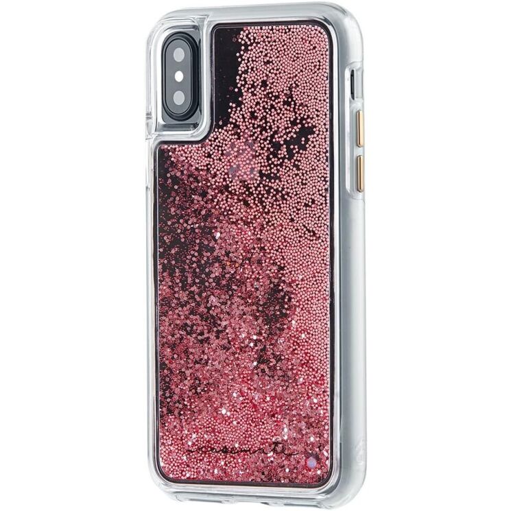 Защитный чехол Case-Mate Waterfall Glitter для Apple iPhone X / iPhone XS - Rose Gold: фото 3 из 7