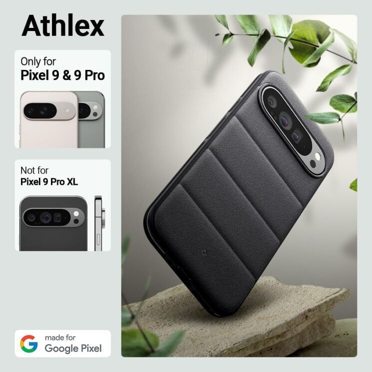 Защитный чехол Caseology Athlex by Spigen для Google Pixel 9 / 9 Pro (ACS07710) - Black: фото 10 из 16