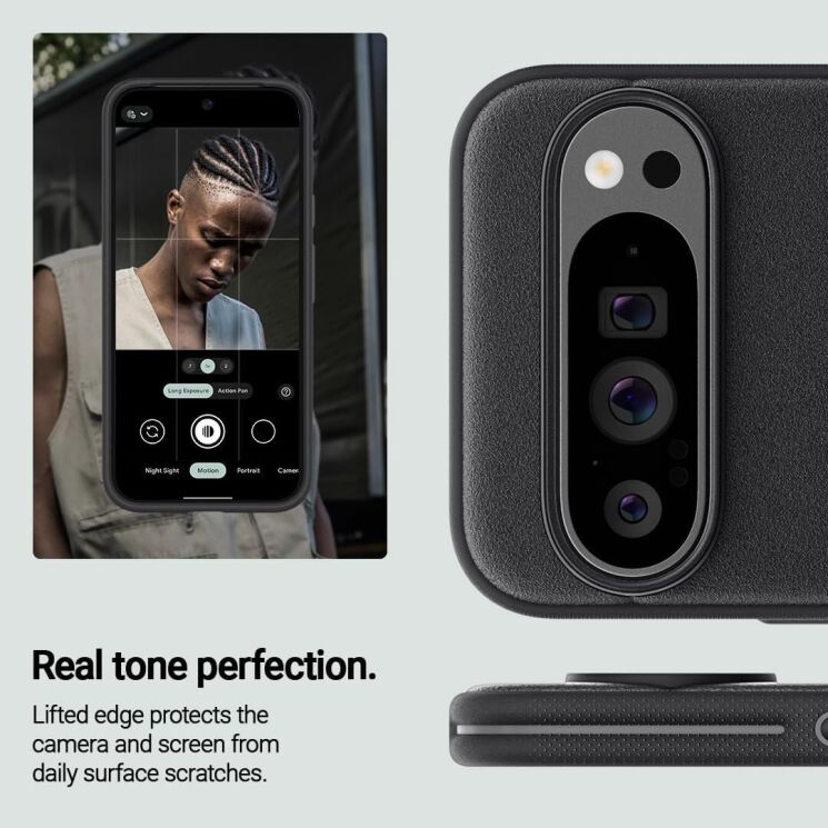 Защитный чехол Caseology Athlex by Spigen для Google Pixel 9 / 9 Pro (ACS07710) - Black: фото 13 из 16