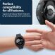 Защитный чехол Caseology Vault (FW) by Spigen для Samsung Galaxy Watch 7 (44mm) - Matte Black (358214B). Фото 12 из 14