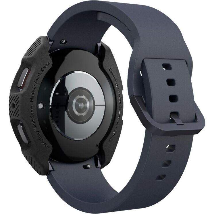 Защитный чехол Caseology Vault (FW) by Spigen для Samsung Galaxy Watch 7 (44mm) - Matte Black: фото 7 из 14