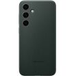 Защитный чехол Copiex Leather Cover для Samsung Galaxy S24 Plus (S926) - Pine green (347052G)