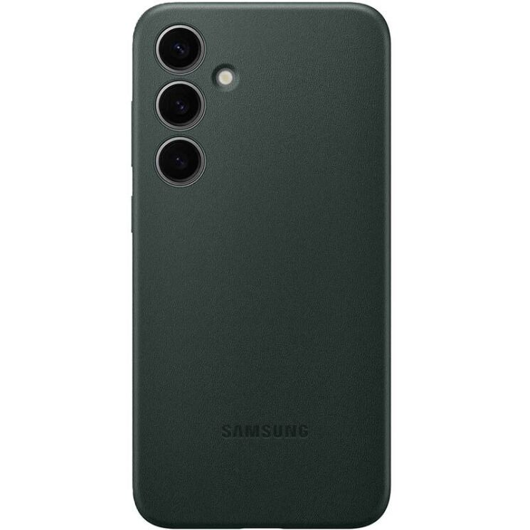 Защитный чехол Copiex Leather Cover для Samsung Galaxy S24 Plus (S926) - Pine green: фото 1 из 3
